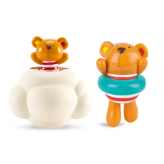 HAPE 목욕 샤워기 분수 어린오리 자아들 남성 여성 프린세스 물놀이매트, 더 특혜 태엽 수영 테디 _구름의