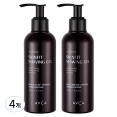 아브카 센서티브 스킨핏 쉐이빙 젤, 16개, 200ml