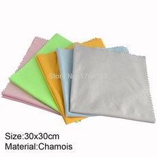 1 조각 30*30 cm 큰 크기 chamois 렌즈 천으로 안경 200gsm 청소 천으로 태양 안경 안경 천으로 사용자 정의 로고 천으로