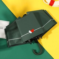 MOA 복고스타일 플라워 패턴 접이식 우양산 심플 자외선 차단 우양산