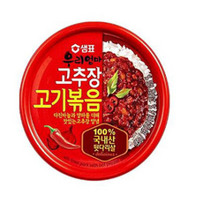샘표 고추장 고기볶음, 95g, 76개