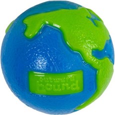 아웃사이드 하운드 바이 플래닛 개 오르비 터프 볼 블루 그린 간식 디스펜싱 장난감 미디엄, Planet Earth, Medium, 1개