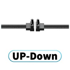 SATA 30 데이터 케이블 SATA III 오른쪽 왼쪽 위 아래 각도 90도 10100CM 6GB 검정색 팔꿈치 HDD 하드 드라, 07 UPDOWN, 09 10CM