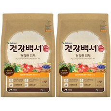 건강백서 건강한 피부 4kg (2kgX2포) +쿠키펫3종세트 /전연령급여, 2kg - 건강백서피부