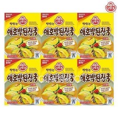 오뚜기 맛있는 애호박된장국 36g x6 즉석국 자취 간편 국물, 오뚜기 맛있는 애호박된장국 36g x6 즉석국 자취 간, 6개