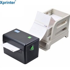 한국 Xprinter 택배 송장 라벨 프린터 XP-DT108BKR 블랙 용지거치대 세트상품 (정품 모델명 XP-DT108BKR 꼭 확인하세요)