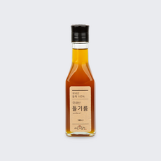 시골기름집 국내산 짠 들기름 180ml, 1개