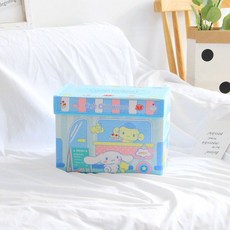 제이앤로미오닷컴 큐트 메러티 쌍자성 옥계개 아크림 판매 화물차 소품 애니메이션 소녀마음, 사이즈 29 *21 *19.5cm 옥계견 버스 수납함