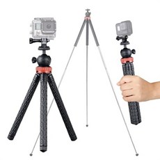 아트박스/본젠 KM-837 카메라 액션캠 미니 삼각대 + KM-093A 고프로 마운트 SET, 본품