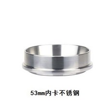 58mm도징링 매트 도징링 58mm 분배기 프레스 51mm 우유 스탠드넉박스 커피, 1개