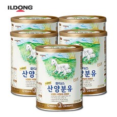 일동 후디스 산양 분유 400g 3단계, 5개