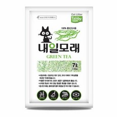  고양이 nC312D52922 내일 두부 모래 7LX6개 콩비지 녹차, 단일속성 