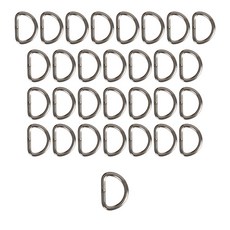 [모핸] 디링 D링 가방고리, 30개, 실버 10mm