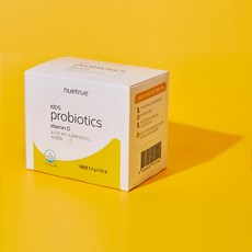 뉴트루 키즈 프로바이오틱스 어린이유산균 비타민D3 30일 독일제조 유기농이눌린 독일 락토피아 제조