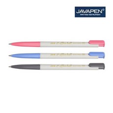 자바 오피스볼펜 0.5mm 12개입 필기구 펜, 청색