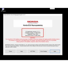 혼다/ACURA 진단 시스템용 ECU 프로그래밍 지지대 Honda HDS 소프트웨어 온라인 서비스 2023 마지막 업데, 1)english