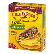 OLD EL PASO Crunchy Taco Shells 4.6 oz OLD EL PASO 크런치 타코 쉘 130.4g, 1