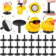 40개 오리 플러그 자동차 대시보드용 검은색 플라스틱 홀더 대시 러버용 마운트고무 제외, Black: 20pcs