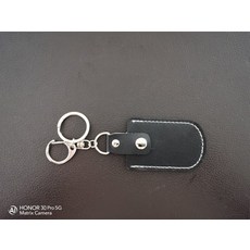 MP3케이스 u열쇠고리 u자루를 u키보드 보호대 은행 u쉴드 정리가방 분실방지 가죽커버, 기본, T13-블랙색 버클+출자금 7CMx4CM