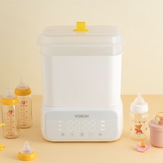 보본 맘마 스테인레스 열탕 젖병소독기 VB-BS800W, 화이트