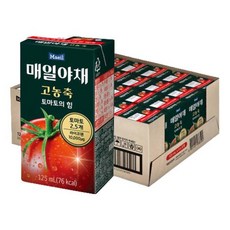 매일야채 고농축 당근의 힘 주스 선물세트, 125ml, 24개