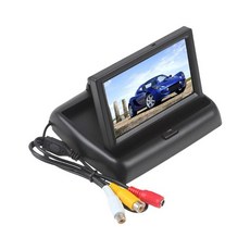 네비 차량 화물차 룸밀러 후방 카메라 모니터 4.3 인치 TFT LCD 화면 자동차 후면보기 역방향 주차 2 채널 비디오 입력, [01] only monitor, 01 only monitor