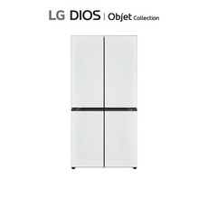 [LG전자] [더블매직] LG 오브제 매직스페이스 냉장고 화이트/화이트그레이 872L (M