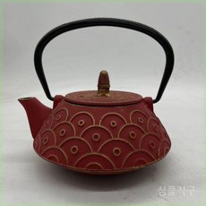 일본주물주전자 다관 무쇠 모닥불 화로 포트 찻주전자 티팟 차포트 주방 예쁜 주물 홈카페, D. 901ml, 1개