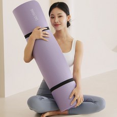 NBR 와이드 요가매트 20mm 1850*900 푹신한 요가매트, 바이올렛 퍼플, 1개