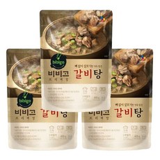 비비고 갈비탕, 400g, 3개