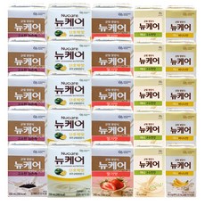 뉴케어 구수한맛(미니)+바나나(미니)+검은깨+단호박맛+딸기맛 (총25팩), 1, 200ml, 1세트
