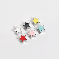 1-1-204 써지컬 펜던트 통과형 에폭 별 10x7mm