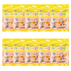 아모스 탱탱 아이 클레이 파우치 10p, 살구, 50g