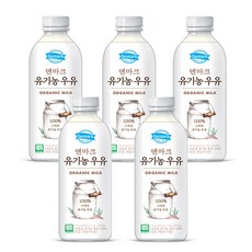 덴마크 유기농 우유, 5개, 750ml