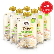 아이꼬야 맘스쿠킹 레토르트 이유식 100g, 닭가슴살과 채소, 6개 - 맘마밀6개월