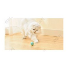  고양이사냥놀이 움직이는 롤러볼 고양이양모볼 자동장난감, 레드 2P 