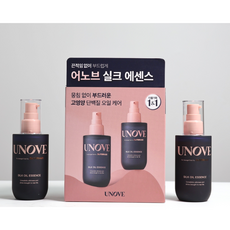 [정품] ++-++ 1+1 어노브 ||--------- 실크 오일 || 헤어 에센스 || 더블 기획세트 (70ml+70ml) 웜페탈향, 140ml, 1개