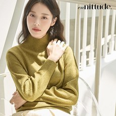 엔니튜드 24FW 홀가먼트 캐시미어 블렌드 터틀넥 니트 3종