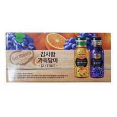 델몬트 감사함 가득담아 180mlx12병x4set, 48병, 180ml, 유리병