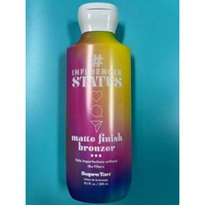 Supre Tan #Influencer Status Matte Finish 브론저 태닝 Lotion, 1개, 300ml