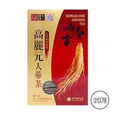 고려원인삼 인삼차 100T, 3g, 100개입, 20개
