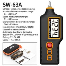 진동 소음 소형 측정기SNDWAY-휴대용 디지털 진동 분석기 측정 장치 프로브 진동기 SW-65A 테스터, 02
