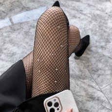 큐빅망사스타킹