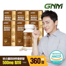 GNM 인도산 보스웰리아 셀렌 망간 비타민D 정제 60정 X 6병, 1개