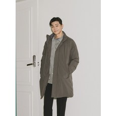 N 구스다운 패딩 하이넥코트 3color