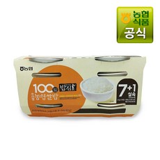 농협 밥심 100% 국산쌀 즉석밥 210g x 8입, 단품