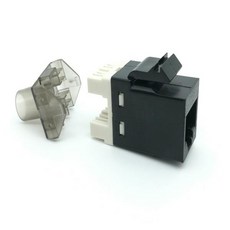 10/100pcs 기가비트 CAT6 UTP RJ45 커넥터 모듈 정보 소켓 컴퓨터 콘센트 네트워크 케이블 어댑터 키스톤 잭