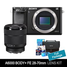 소니 카메라 A6000+FE 28-70mm 고급 줌렌즈+32GB+가방+UV필터+리더기+청소셋 풀세트 k, 단품