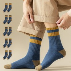 비바로드 남성 5종 따뜻한 겨울 양말 5켤레