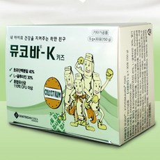 뮤코바 K 키즈 초유단백분말 L-글루타민 혼합유산균, 5g / 150g